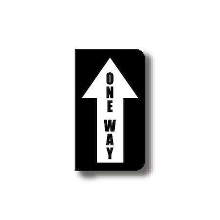 Ergomat 34in x 60in HALF SIGNS - One Way Left DSV-SIGN 2040 #0600LEFT -UEN